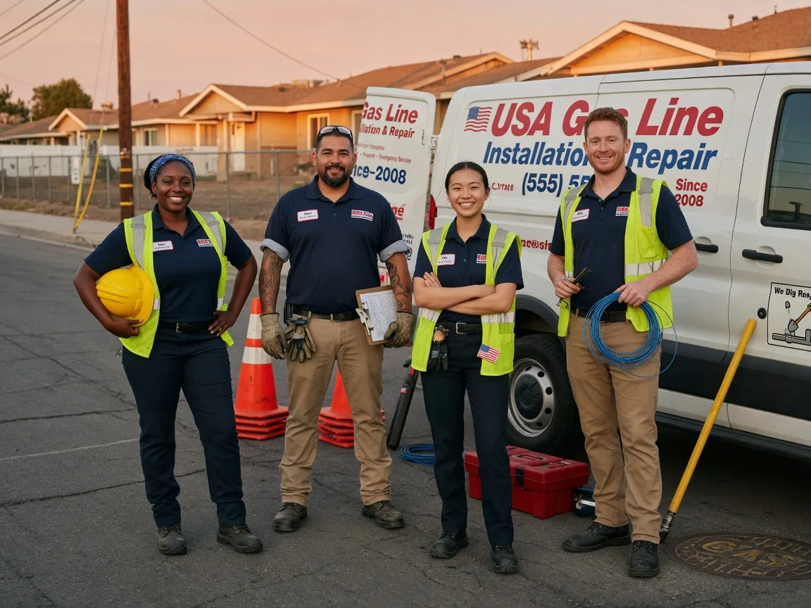 Gas Line Installation company in Letts, IA